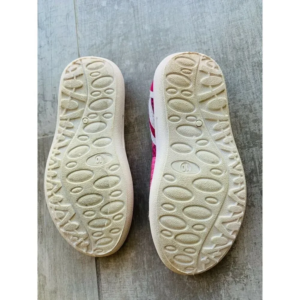 WEST MARINE Toddler Girl Water Shoes Boat Mesh Rubber Sole EUC Size 10